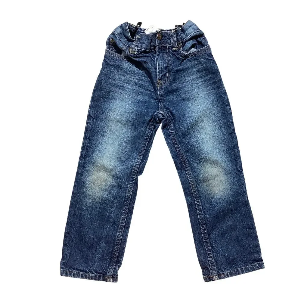 OshKosh B'gosh Toddler Jeans Size 4 – Straight Leg, Cotton, Blue Denim
